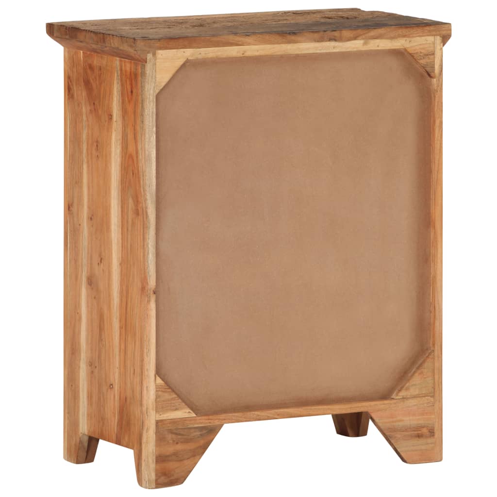 Credenza 60x33x75 cm in Legno Massello di Acacia e di Recupero 320382