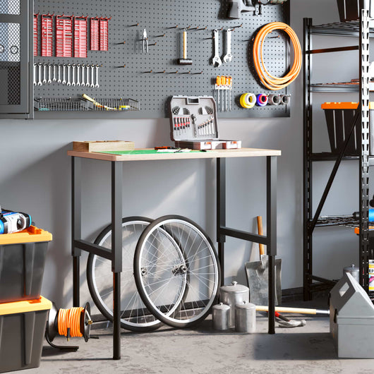 Telai per Banco da Lavoro 2 pz in Metallo 55x(69-95,5) cm Nericod mxl 73039