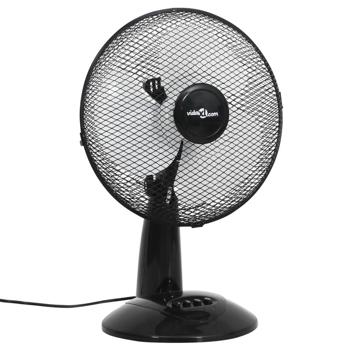 Ventilatore da Tavolo a 3 VelocitÃ  30 cm 40 W Nero