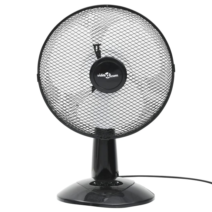 Ventilatore da Tavolo a 3 VelocitÃ  30 cm 40 W Nero