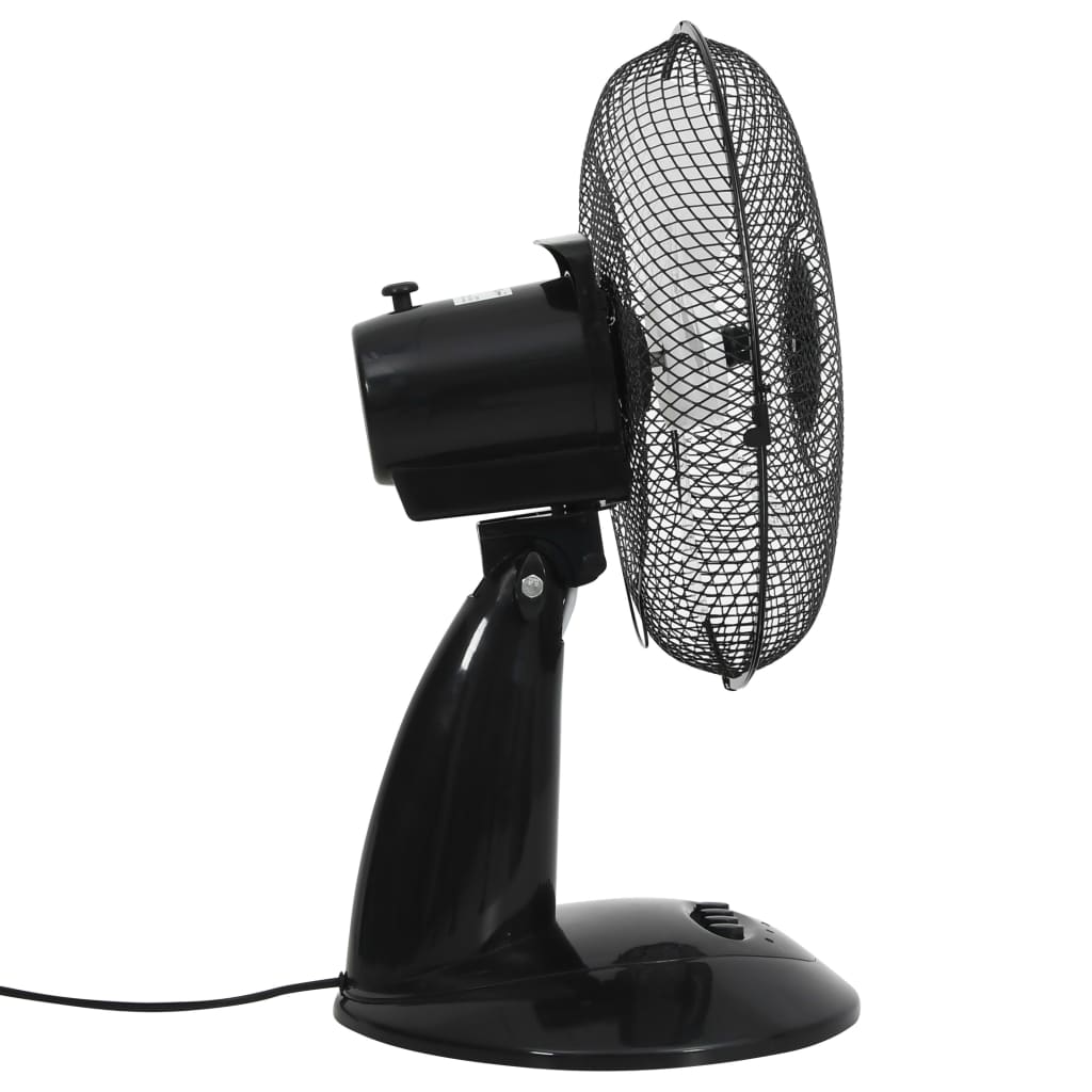 Ventilatore da Tavolo a 3 VelocitÃ  30 cm 40 W Nero