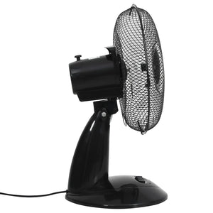 Ventilatore da Tavolo a 3 VelocitÃ  30 cm 40 W Nero