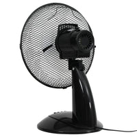 Ventilatore da Tavolo a 3 VelocitÃ  30 cm 40 W Nero