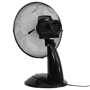 Ventilatore da Tavolo a 3 VelocitÃ  30 cm 40 W Nero