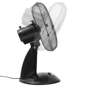 Ventilatore da Tavolo a 3 VelocitÃ  30 cm 40 W Nero