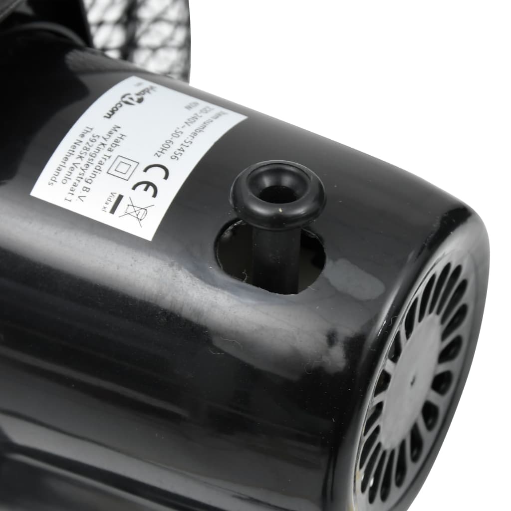 Ventilatore da Tavolo a 3 VelocitÃ  30 cm 40 W Nero