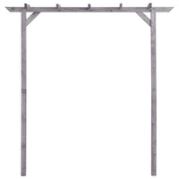 Pergolato da Giardino Grigio 200x40x205 cm in Pino Impregnato 313567