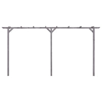 Pergolato da Giardino Grigio 400x40x205 cm in Pino Impregnato 313568