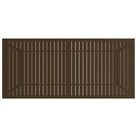 Tavolo da Giardino Marrone 190x80x72 cm in Acciaio