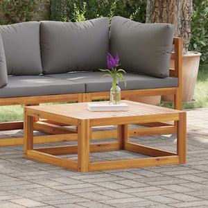 Tavolino da Caffè 68x68x29 cm in Legno Massello di Acacia 311866