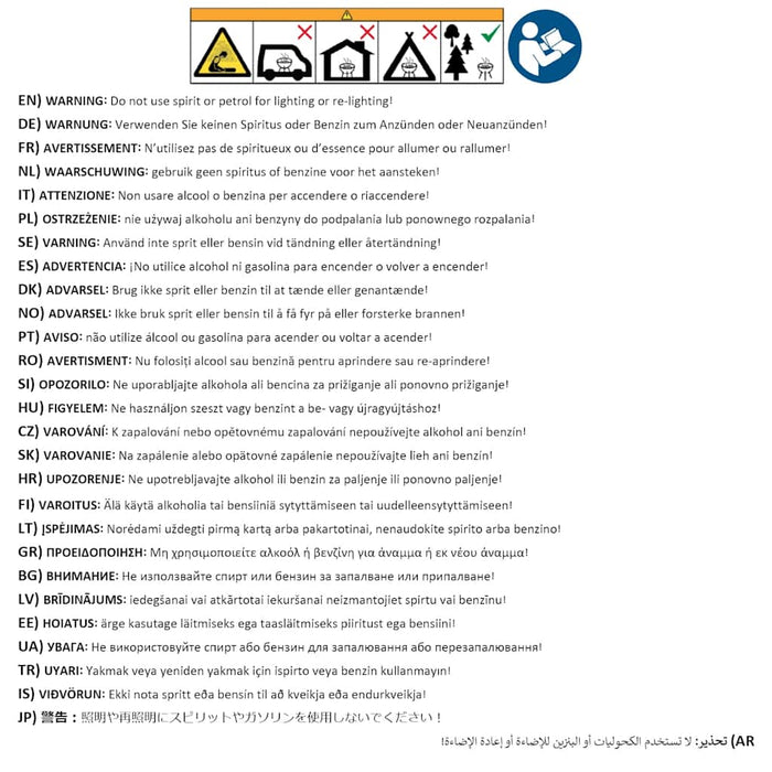 Braciere 67,5x58x22,5 cm in Acciaio 313348