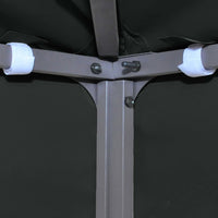 Copertura Superiore per Gazebo a 2 Strati 310 g/mÂ² 4x3 m Nera cod mxl 69805