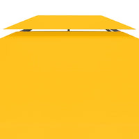 Copertura Superiore per Gazebo a 2 Strati 310 g/mÂ² 4x3 m Gialla cod mxl 60925
