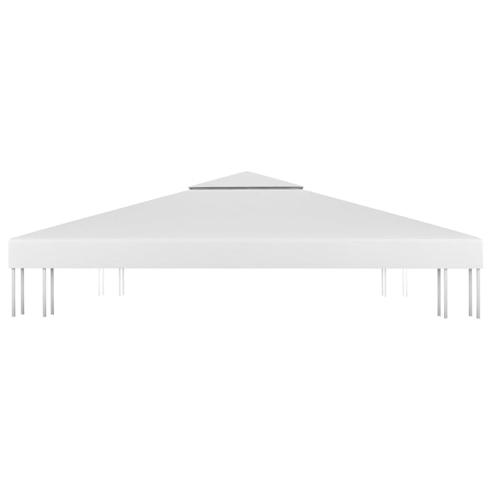 Copertura Superiore per Gazebo a 2 Strati 310 g/mÂ² 4x3 m Bianca cod mxl 66665