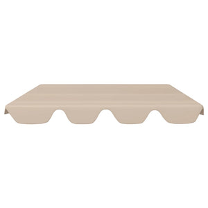 Baldacchino per Dondolo Giardino Beige 188/168x145/110 cm 312084