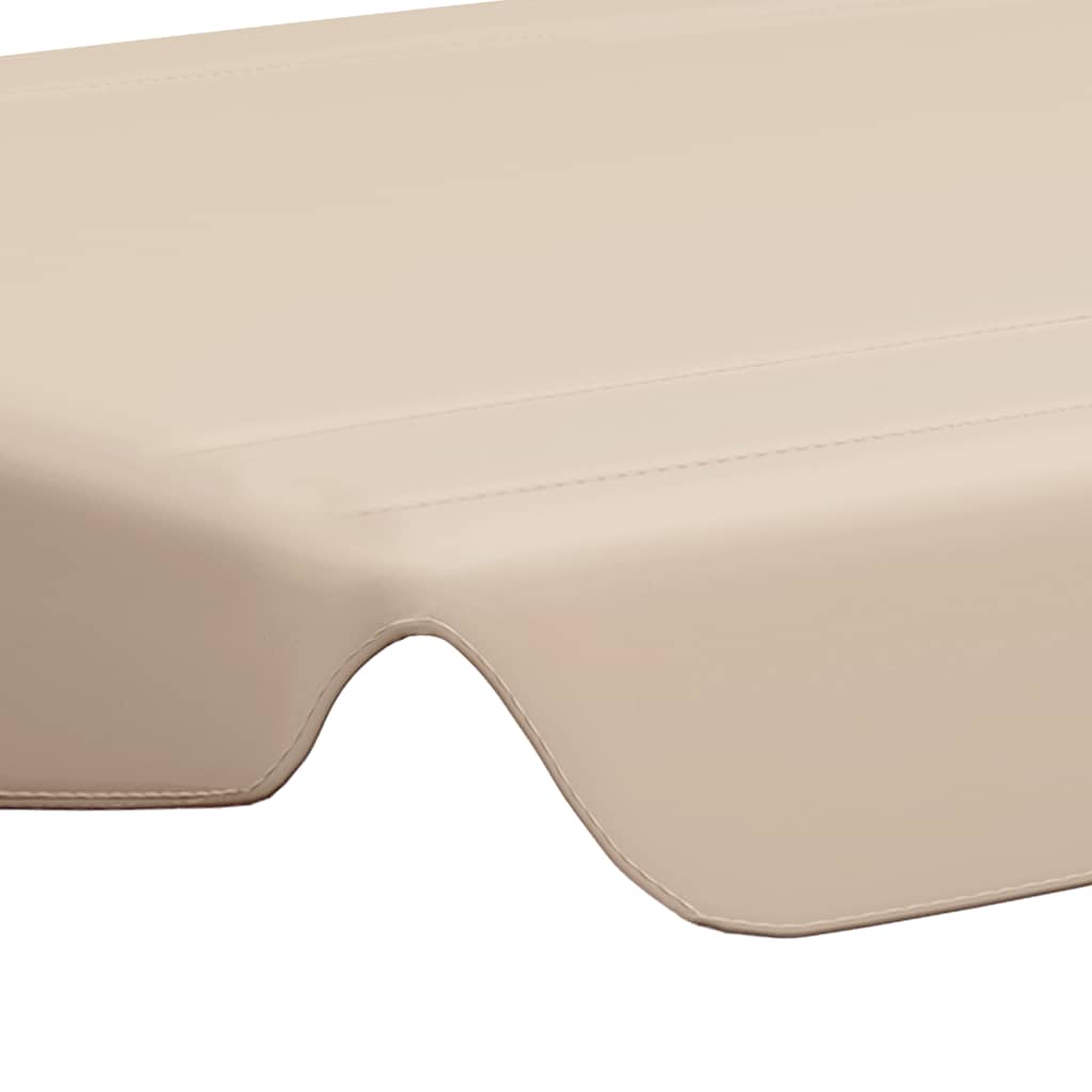 Baldacchino per Dondolo Giardino Beige 188/168x145/110 cm 312084