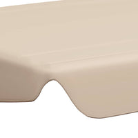 Baldacchino per Dondolo Giardino Beige 188/168x145/110 cm 312084