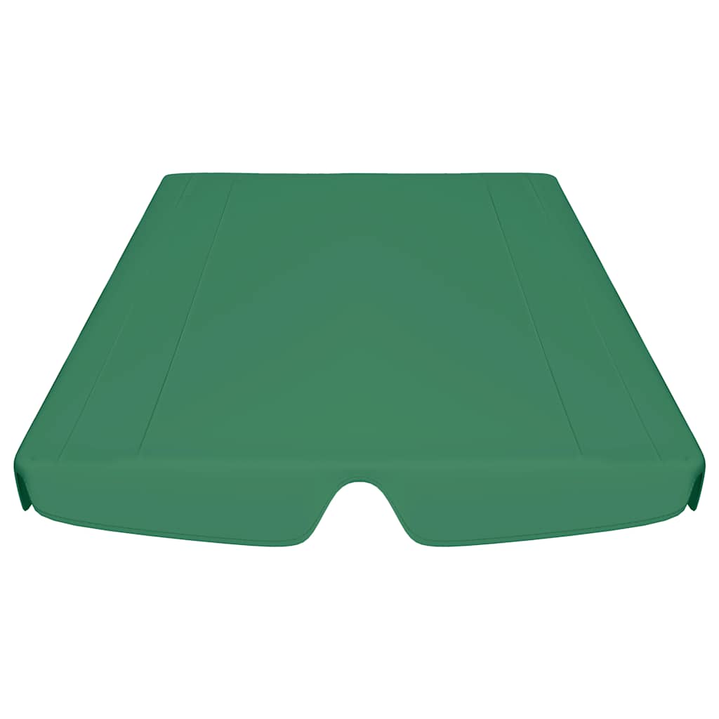 Baldacchino per Dondolo Giardino Verde 188/168x145/110 cm 312088