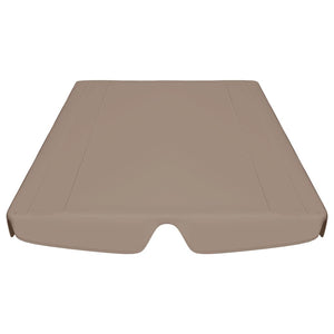 Baldacchino per Dondolo Giardino Tortora 188/168x145/110 cm 312089