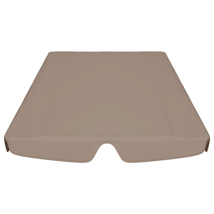 Baldacchino per Dondolo Giardino Tortora 188/168x145/110 cm 312089