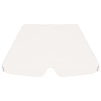 Baldacchino per Dondolo Giardino Bianco 188/168x145/110 cm 312096