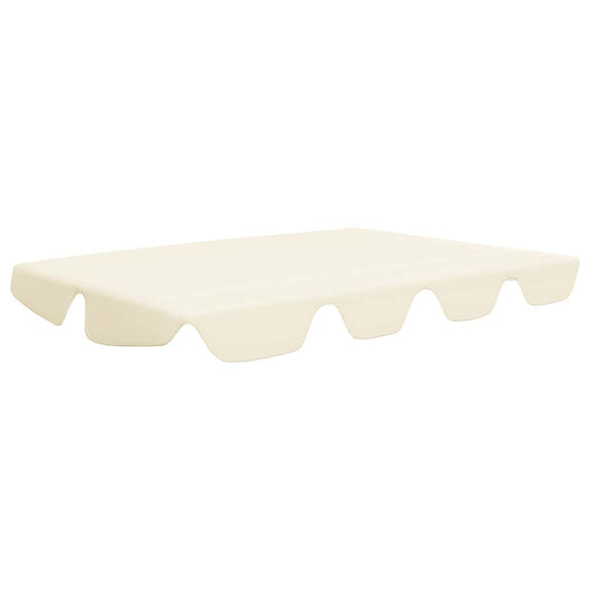 Baldacchino per Dondolo Giardino Crema 150/130x105/70 cm 312098