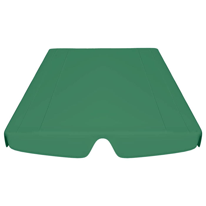 Baldacchino per Dondolo Giardino Verde 150/130x105/70 cm 312101