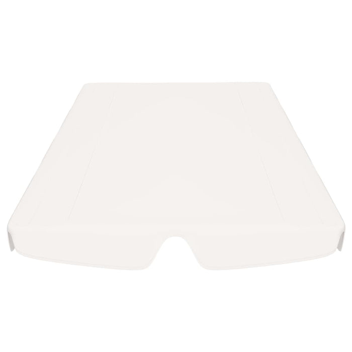 Baldacchino per Dondolo da Giardino Bianco 150/130x70/105 cm cod mxl 59212