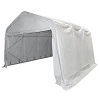 Tenda Capannone in PVC 550 g/m² 4x6 m Bianco 3056654