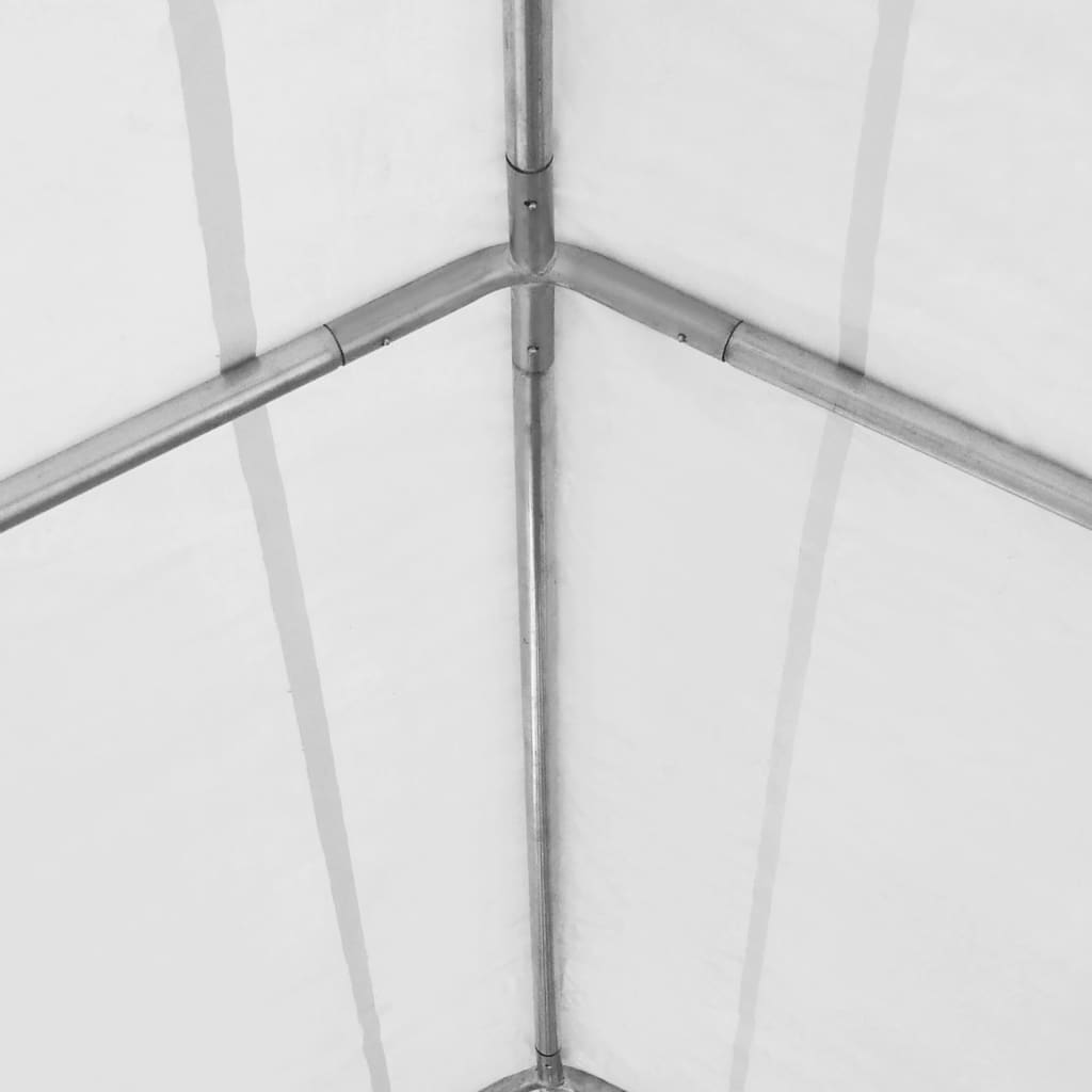 Tenda Capannone in PVC 550 g/m² 4x6 m Bianco 3056654