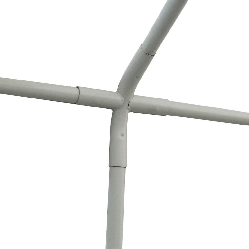 Gazebo da Giardino in PVC 4x6 m Rosso e Bianco 3056656