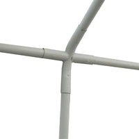 Gazebo da Giardino in PVC 4x6 m Rosso e Bianco 3056656