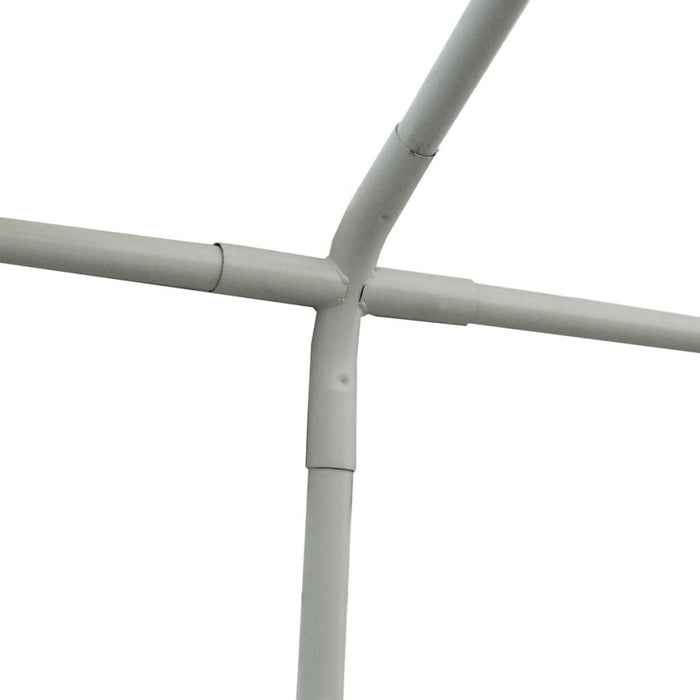 Gazebo da Giardino in PVC 4x6 m Rosso e Bianco 3056656