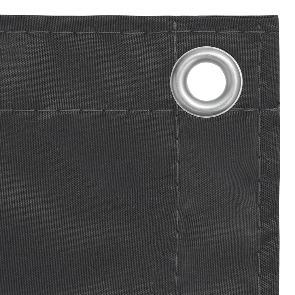 Paravento per balcone protezione privacy paravento 75 x 500 cm tessuto Oxford antracite 02_0009971