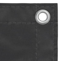 Paravento per balcone protezione privacy paravento 75 x 500 cm tessuto Oxford antracite 02_0009971