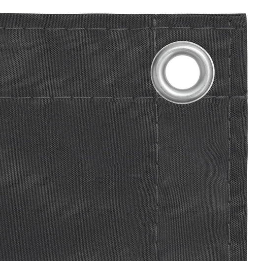 Paravento per balcone protezione privacy paravento 75 x 500 cm tessuto Oxford antracite 02_0009971