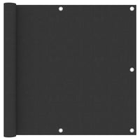 Paravento per balcone protezione privacy paravento 90 x 500 cm tessuto Oxford antracite 02_0009976