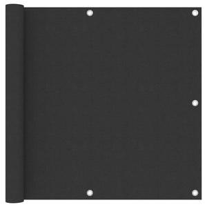 Paravento per balcone protezione privacy paravento 90 x 500 cm tessuto Oxford antracite 02_0009976