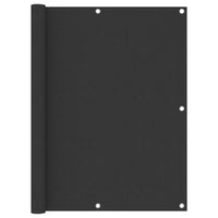 Paravento per balcone protezione privacy paravento 120 x 500 cm tessuto oxford antracite 02_0009964