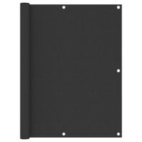 Paravento per balcone protezione privacy paravento 120 x 600 cm tessuto Oxford antracite 02_0009966