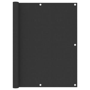 Paravento per balcone protezione privacy paravento 120 x 600 cm tessuto Oxford antracite 02_0009966