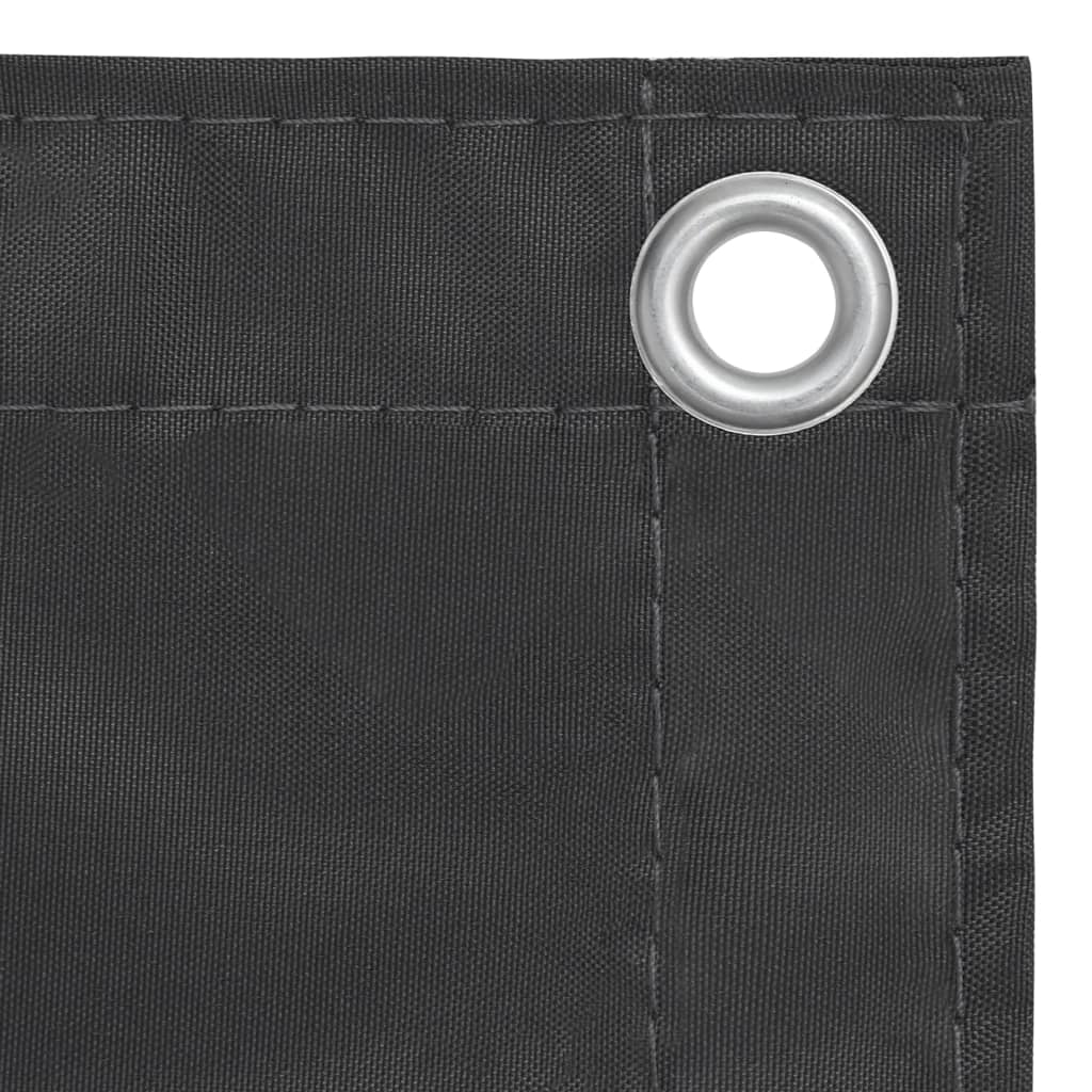 Paravento per balcone protezione privacy paravento 120 x 600 cm tessuto Oxford antracite 02_0009966