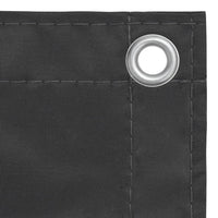 Paravento per balcone protezione privacy paravento 120 x 600 cm tessuto Oxford antracite 02_0009966