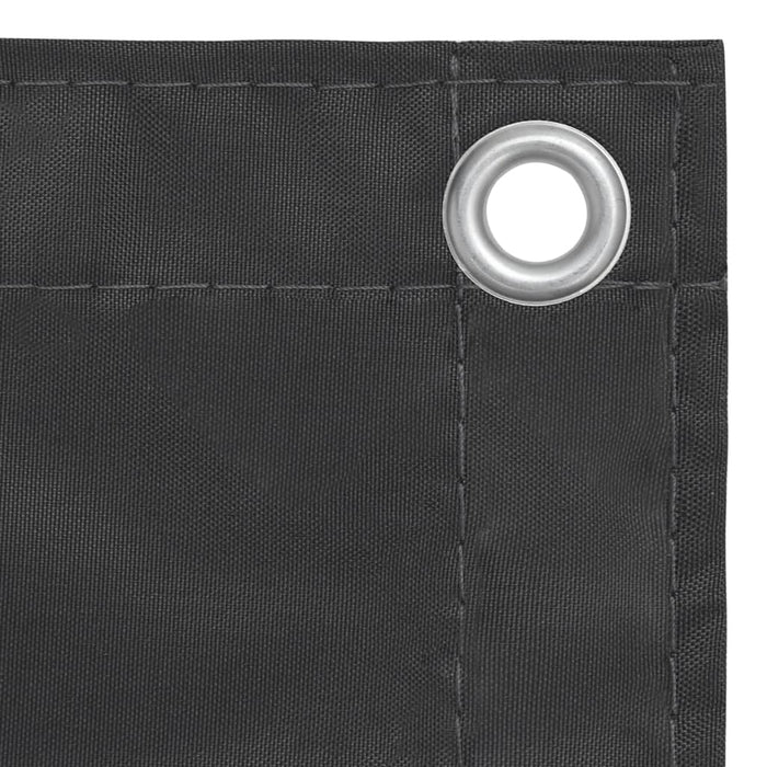 Paravento per balcone protezione privacy paravento 120 x 600 cm tessuto Oxford antracite 02_0009966
