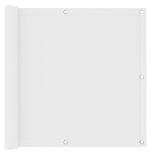 Paravento per balcone 90 x 300 cm tessuto oxford bianco 02_0010057