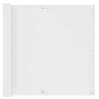 Paravento per balcone 90 x 500 cm tessuto oxford bianco 02_0010060