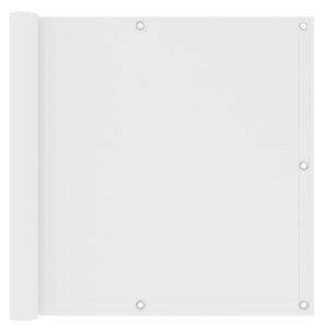 Paravento per balcone 90 x 500 cm tessuto oxford bianco 02_0010060
