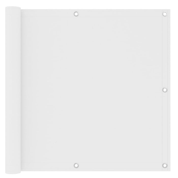 Paravento per balcone 90 x 600 cm tessuto oxford bianco 02_0010061