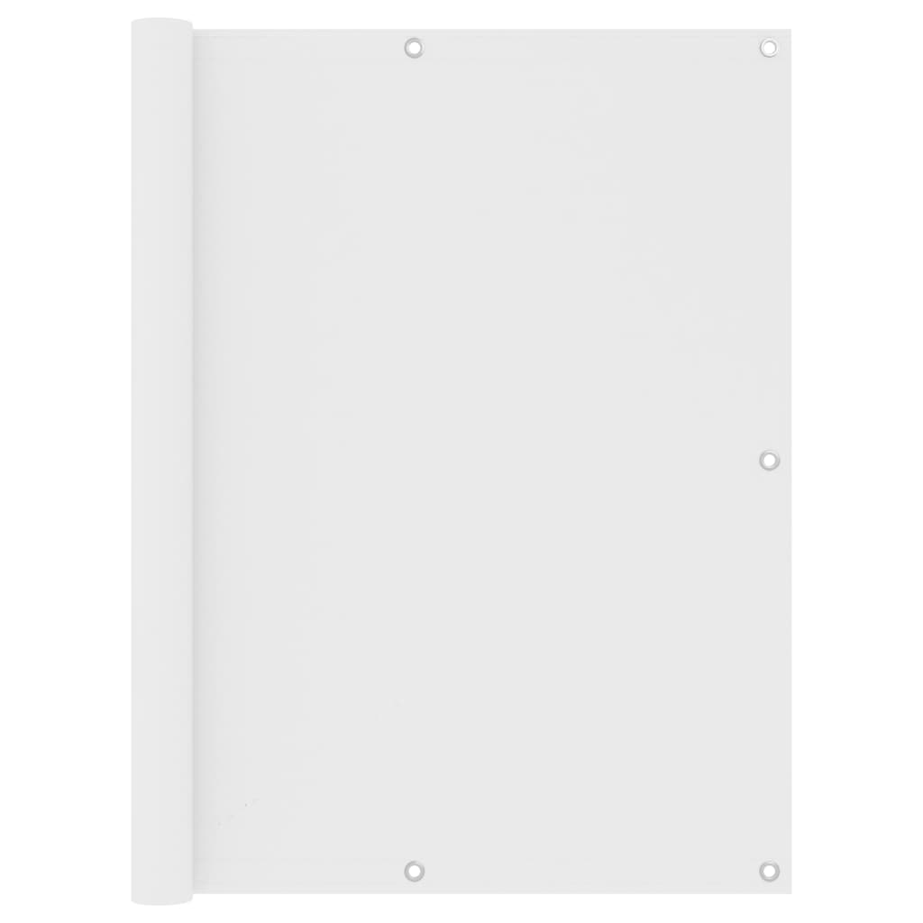 Paravento Balcone Bianco 120x500 cm in Tessuto Oxford cod mxl 17176