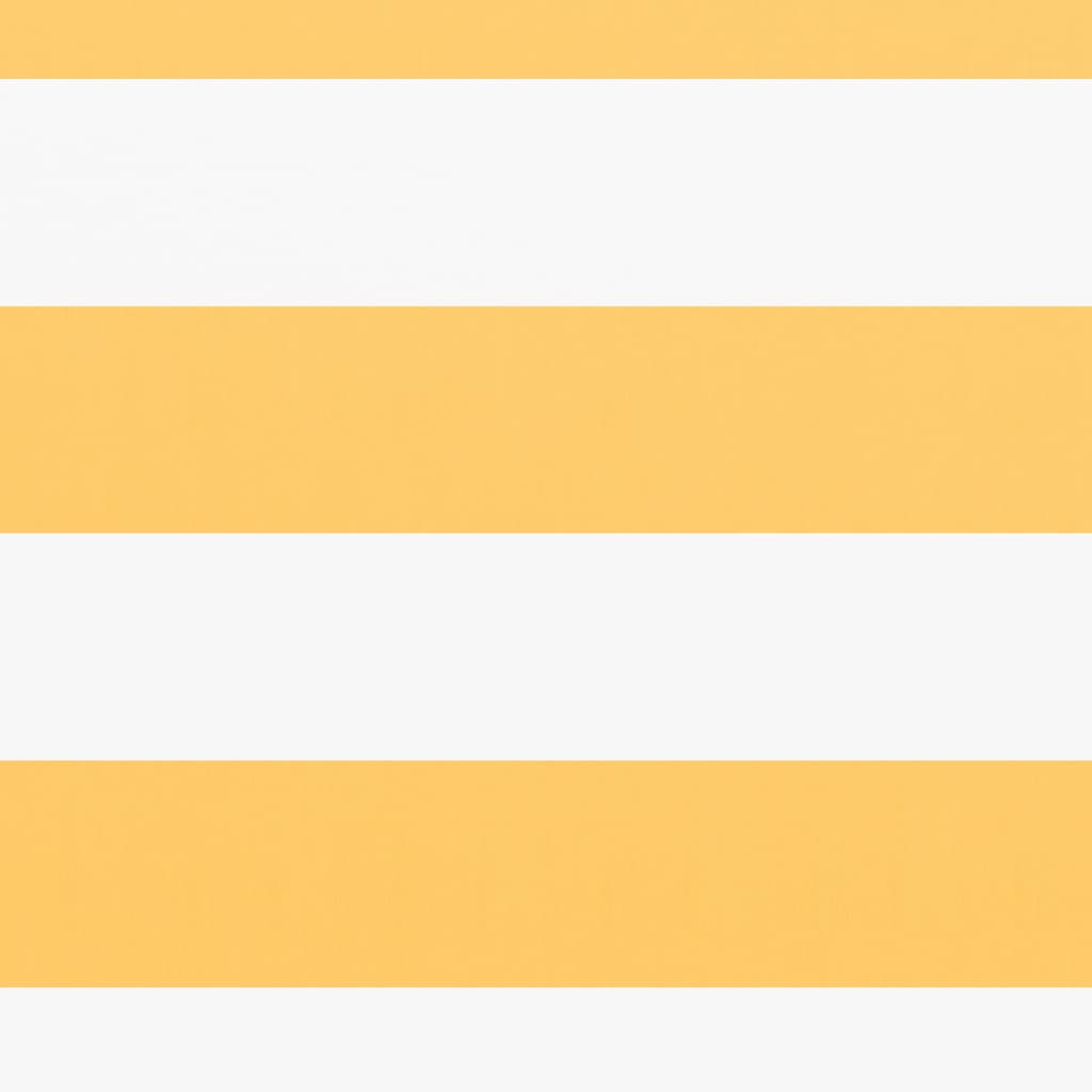 Paravento Balcone Bianco e Giallo 90x500 cm Tessuto Oxford cod mxl 23408